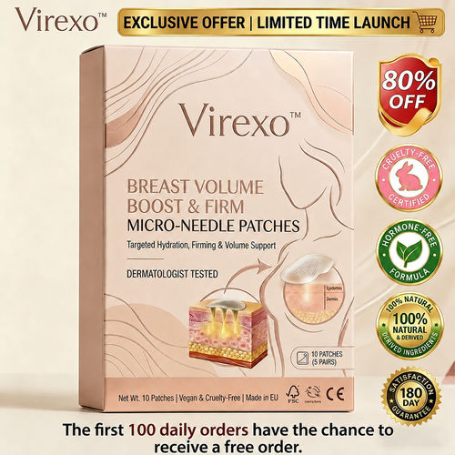 💥Virexo™ 💥Targeted Breast Enhancement Advanced Nano Microneedle Patch💥💥💥