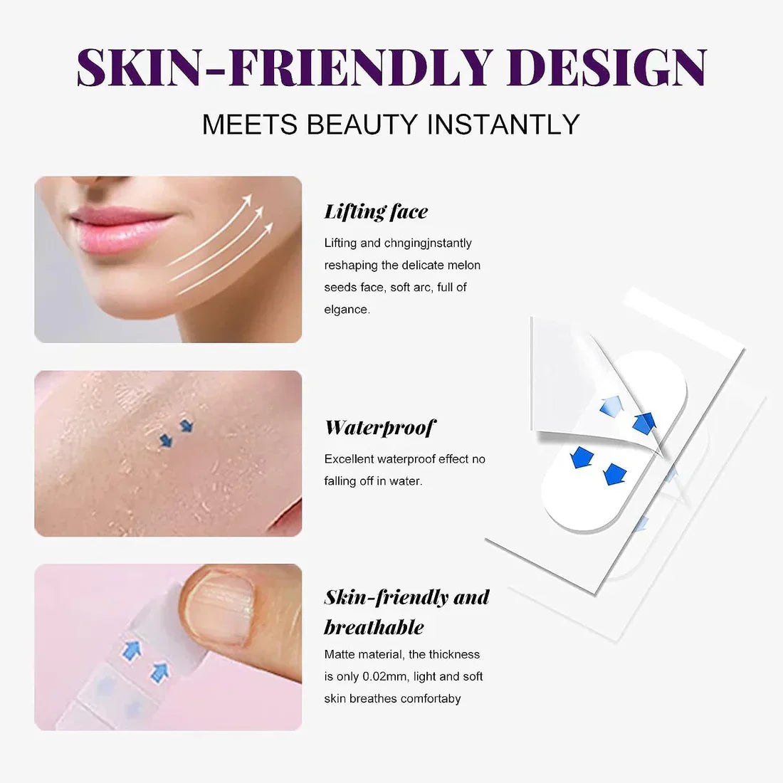 Cinta Lifting Iinvisible | Rejuvenece Tu Rostro 4x1
